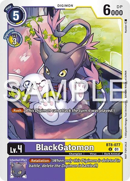 Image for BlackGatomon (Time Stranger Demo Deck) (BT8-077 U) [Digimon Demo Deck Exclusive Cards] - Digimon Card Game