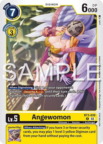 Image for Angewomon (Time Stranger Demo Deck) (BT3-039 R) [Digimon Demo Deck Exclusive Cards] - Digimon Card Game