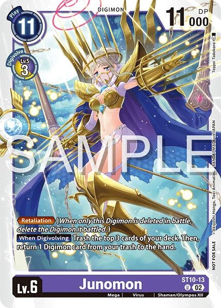 Image for Junomon (Time Stranger Demo Deck) (ST10-13 U) [Digimon Demo Deck Exclusive Cards] - Digimon Card Game