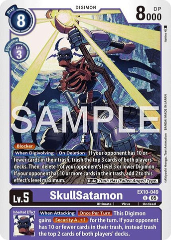 Image for SkullSatamon (EX10-049 U) (Sinister Order) - Digimon Card Game