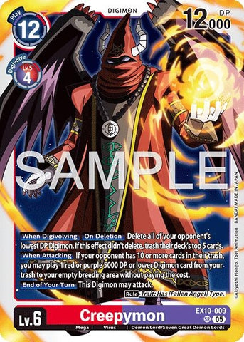Image for Creepymon (EX10-009 SR) (Sinister Order) - Digimon Card Game