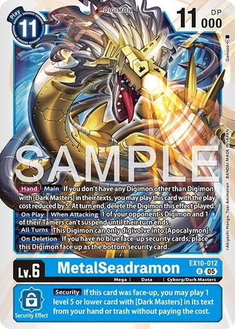 Image for MetalSeadramon (EX10-012 R) (Sinister Order) - Digimon Card Game