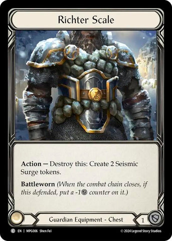 Richter Scale (MPG006) [Mastery Pack Guardian]