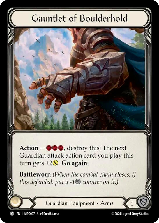 Gauntlet of Boulderhold (MPG007) [Mastery Pack Guardian]