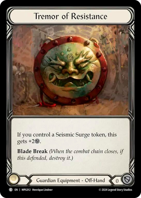 Tremor of Resistance (MPG012) [Mastery Pack Guardian]
