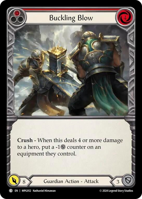 Buckling Blow (Red) (MPG052) [Mastery Pack Guardian]