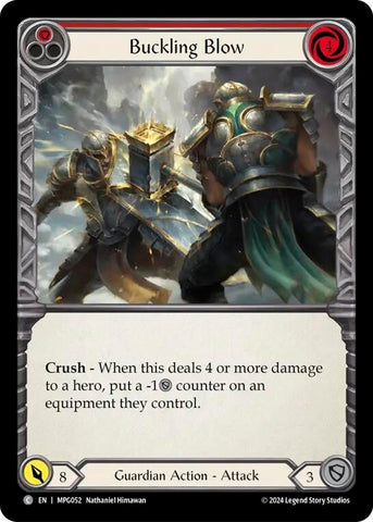 Buckling Blow (Red) (MPG052) [Mastery Pack Guardian]