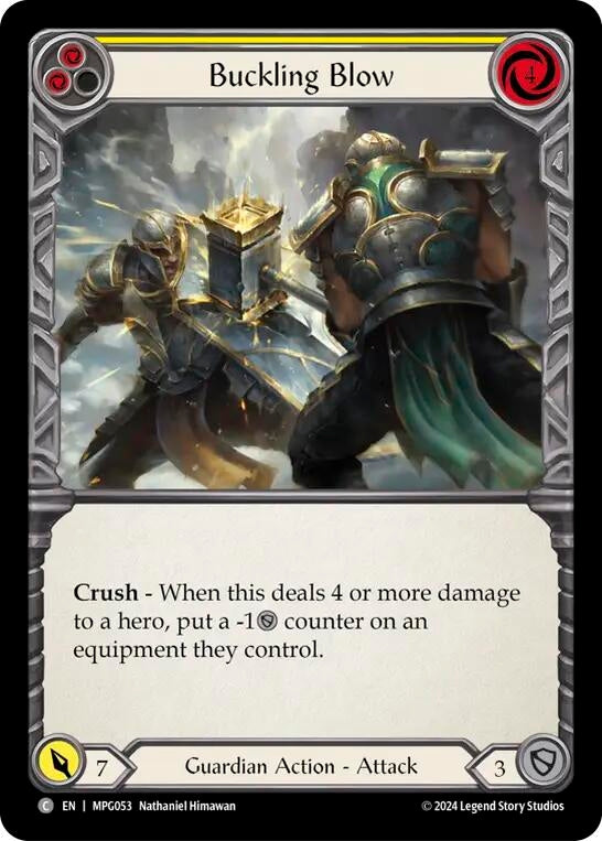 Buckling Blow (Yellow) (MPG053) [Mastery Pack Guardian]