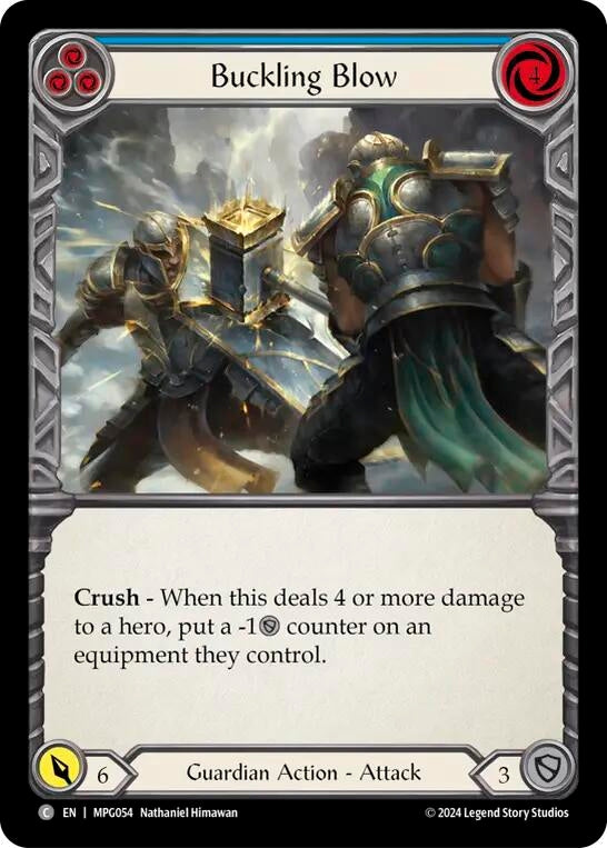 Buckling Blow (Blue) (MPG054) [Mastery Pack Guardian]