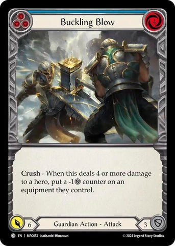 Buckling Blow (Blue) (MPG054) [Mastery Pack Guardian]