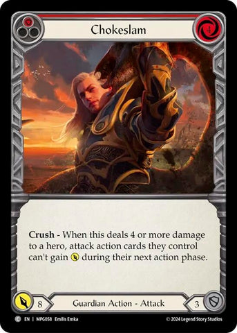 Chokeslam (Red) (MPG058) [Mastery Pack Guardian]