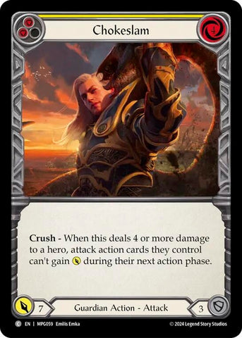 Chokeslam (Yellow) (MPG059) [Mastery Pack Guardian]