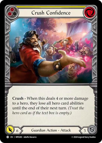Crush Confidence (Yellow) (MPG065) [Mastery Pack Guardian]