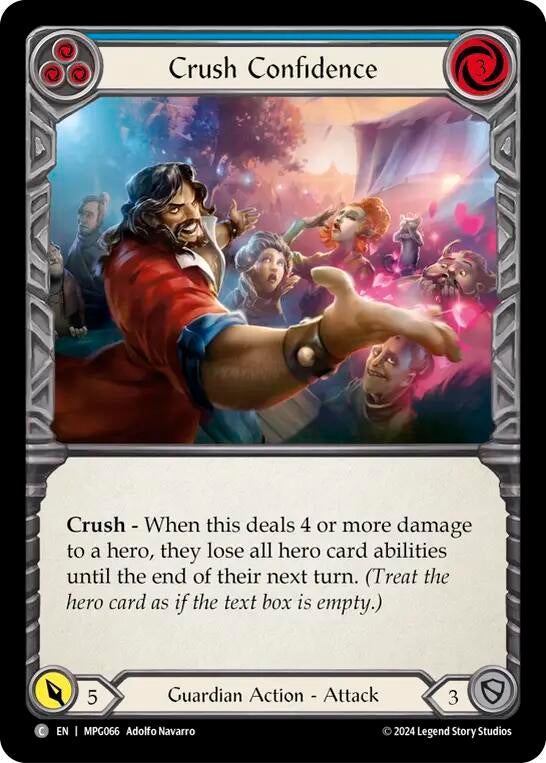 Crush Confidence (Blue) (MPG066) [Mastery Pack Guardian]
