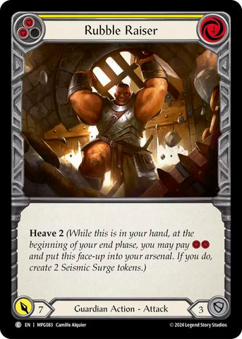 Rubble Raiser (Yellow) (MPG083) [Mastery Pack Guardian]