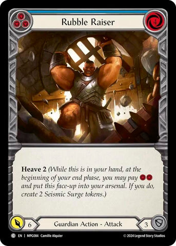 Rubble Raiser (Blue) (MPG084) [Mastery Pack Guardian]