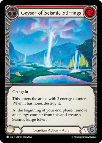 Geyser of Seismic Stirrings (Red) (MPG103) [Mastery Pack Guardian]