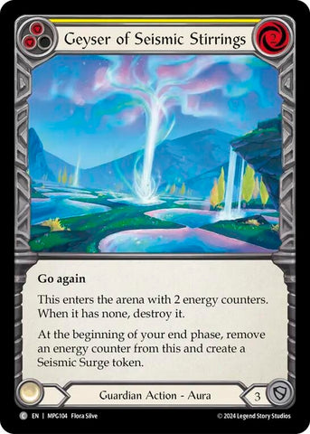 Geyser of Seismic Stirrings (Yellow) (MPG104) [Mastery Pack Guardian]
