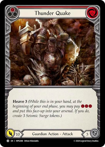 Thunder Quake (Red) (MPG088) [Mastery Pack Guardian]