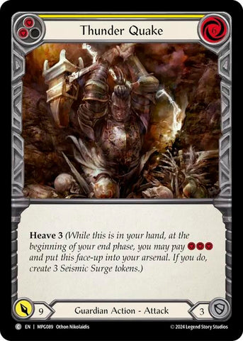 Thunder Quake (Yellow) (MPG089) [Mastery Pack Guardian]