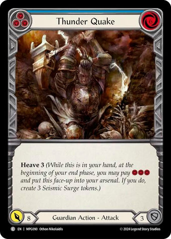 Thunder Quake (Blue) (MPG090) [Mastery Pack Guardian]