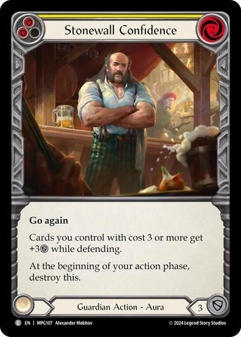 Stonewall Confidence (Yellow) (MPG107) [Mastery Pack Guardian]