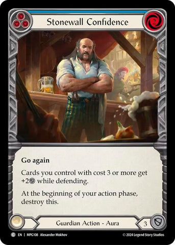 Stonewall Confidence (Blue) (MPG108) [Mastery Pack Guardian]