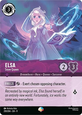 Image for Elsa - Snow Queen (Epic) (210/204) (Fabled) - Disney Lorcana