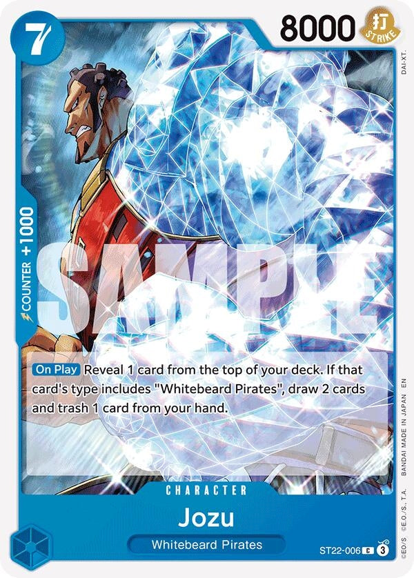 Image for Jozu (ST22-006) (Starter Deck 22: Ace & Newgate) - One Piece Card Game