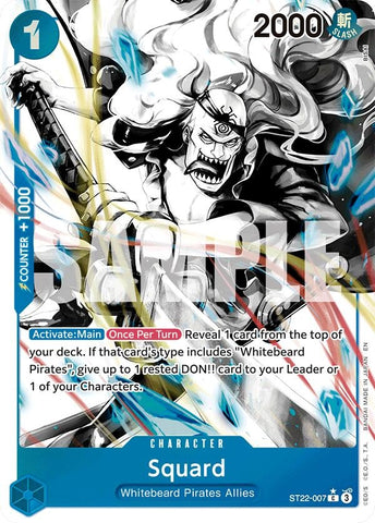 Image for Squard (Parallel) (ST22-007) (Starter Deck 22: Ace & Newgate) - One Piece Card Game