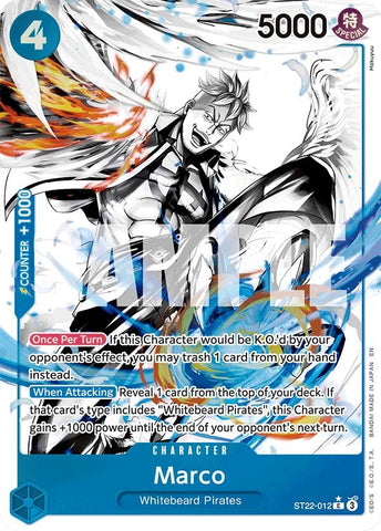 Image for Marco (Parallel) (ST22-012) (Starter Deck 22: Ace & Newgate) - One Piece Card Game