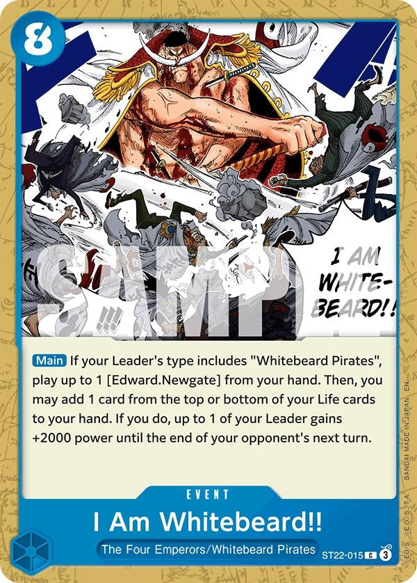 Image for I Am Whitebeard!! (ST22-015) (Starter Deck 22: Ace & Newgate) - One Piece Card Game
