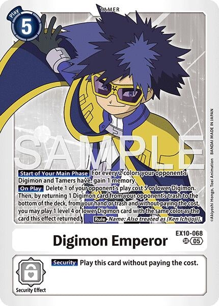 Image for Digimon Emperor (EX10-068 SR) (Sinister Order) - Digimon Card Game