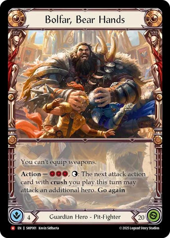 Image for Bolfar, Bear Hands (SMP001) (Smash Palace) - Flesh and Blood TCG