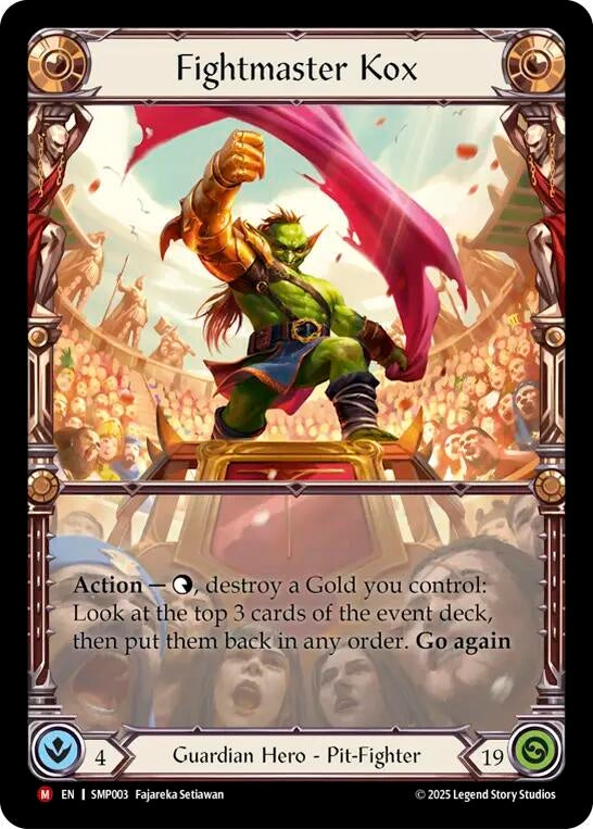 Image for Fightmaster Kox (SMP003) (Smash Palace) - Flesh and Blood TCG