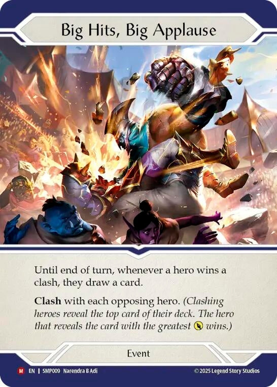 Image for Big Hits, Big Applause (SMP009) (Smash Palace) - Flesh and Blood TCG
