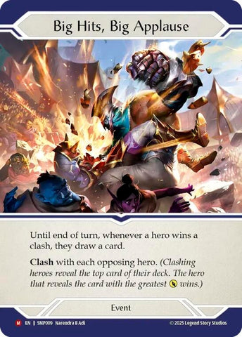 Image for Big Hits, Big Applause (SMP009) (Smash Palace) - Flesh and Blood TCG