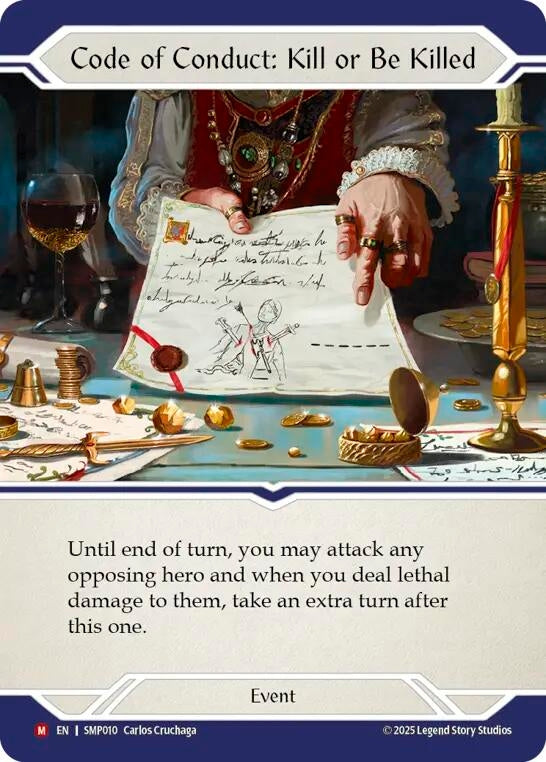 Image for Code of Conduct: Kill or Be Killed (SMP010) (Smash Palace) - Flesh and Blood TCG