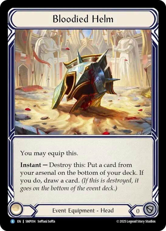 Image for Bloodied Helm (SMP014) (Smash Palace) - Flesh and Blood TCG