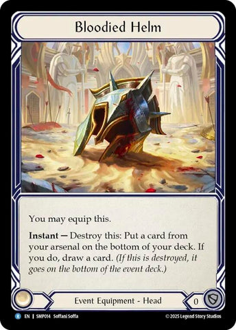 Image for Bloodied Helm (SMP014) (Smash Palace) - Flesh and Blood TCG