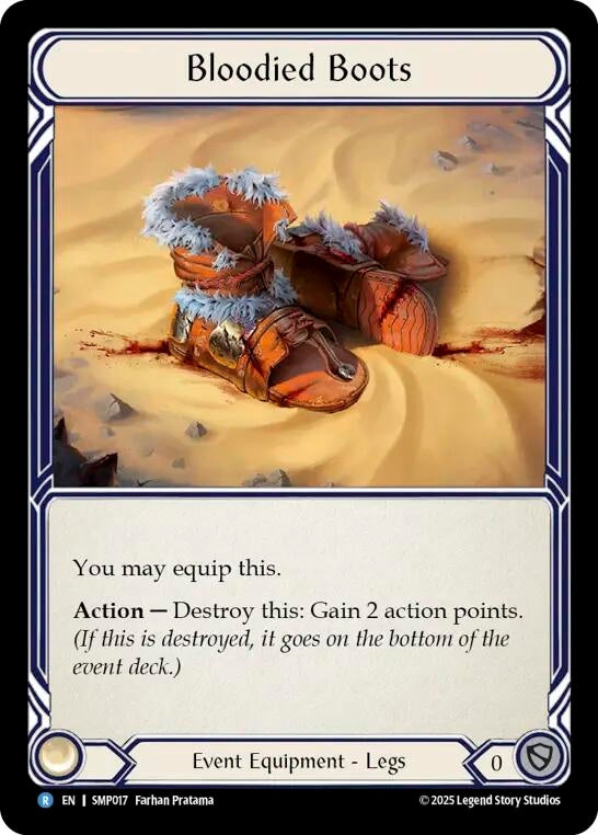 Image for Bloodied Boots (SMP017) (Smash Palace) - Flesh and Blood TCG