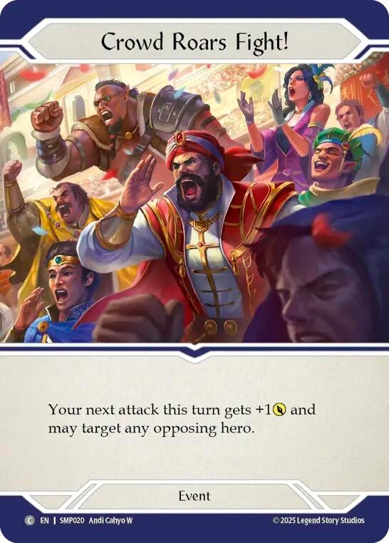 Image for Crowd Roars Fight! (SMP020) (Smash Palace) - Flesh and Blood TCG