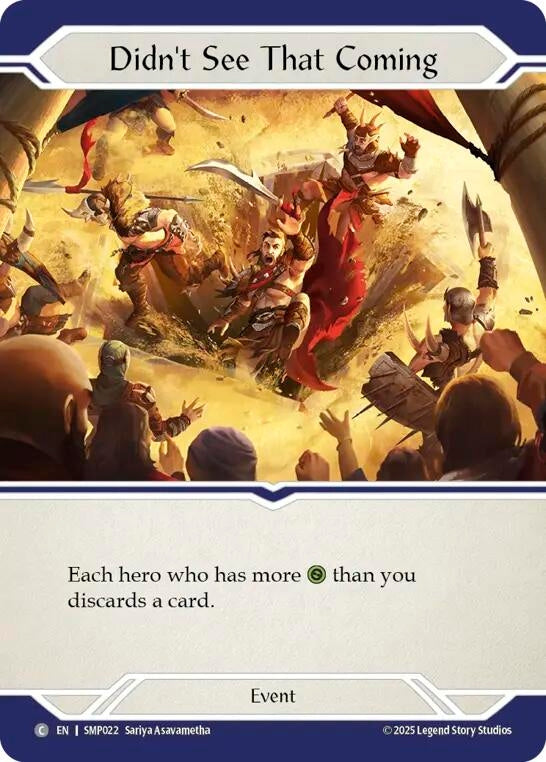 Image for Didn't See That Coming (SMP022) (Smash Palace) - Flesh and Blood TCG
