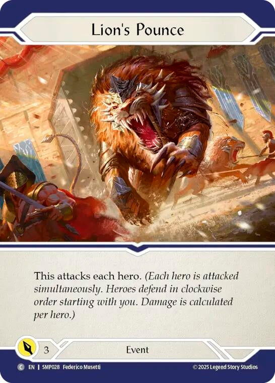 Image for Lion's Pounce (SMP028) (Smash Palace) - Flesh and Blood TCG