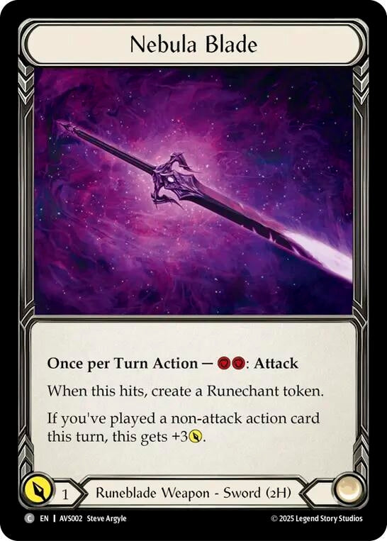 Image for Nebula Blade (AVS002) (Armory Deck: Legends Viserai) - Flesh and Blood TCG
