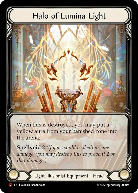 Image for Halo of Lumina Light (APR003) (Armory Deck: Legends Prism) - Flesh and Blood TCG