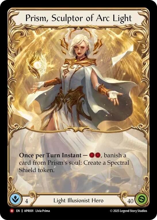 Image for Prism, Sculptor of Arc Light (APR001) (Armory Deck: Legends Prism) - Flesh and Blood TCG