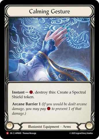 Image for Calming Gesture (APR005) (Armory Deck: Legends Prism) - Flesh and Blood TCG
