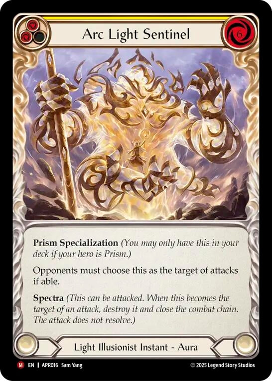 Image for Arc Light Sentinel (APR016) (Armory Deck: Legends Prism) - Flesh and Blood TCG