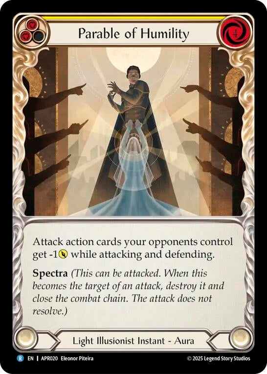 Image for Parable of Humility (APR020) (Armory Deck: Legends Prism) - Flesh and Blood TCG